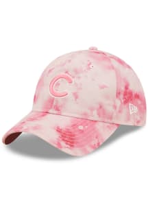 New Era Chicago Cubs Pink 2022 Mothers Day W 9TWENTY Womens Adjustable Hat